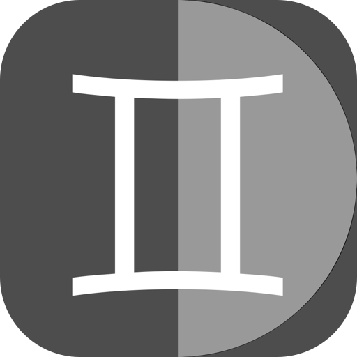 Apple App Store app icon for Moon Sign Simplicity by Jesse Wolfe
