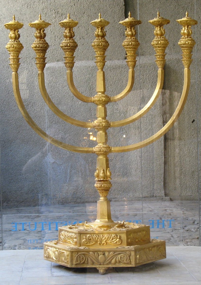Replica of the 7-branched Temple menorah